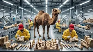 Inside the Camel Bone Factory: How Luxury Chess Sets Are Made (Full Process)