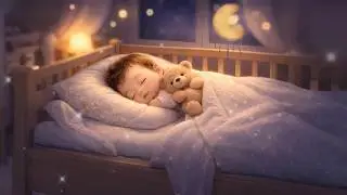 😴 Soft Baby Lullaby 👶 Mozart Brahms Bedtime Music 🌙 | 1 Hour Baby Sleep Music