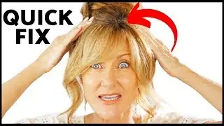 Quick GREY HAIR Fix At Home!