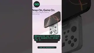 Abxylute is working on a magnetic snap on game controller for smartphones