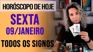 HORÓSCOPO DE HOJE / SEXTA - 09/01/26 - Previsão para Todos os Signos [AMOR, TRABALHO E DINHEIRO]