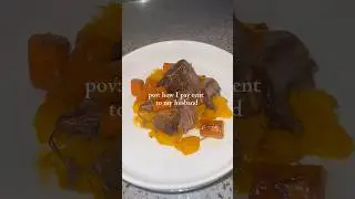 Braised short ribs over squash😮&zwj;💨  #cookingformyhusband