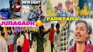 Junagadh Parikrama🏔️||bhavnath🥰|| splendor new light⚡️install