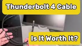 Cable Matters Thunderbolt 4 Cable Review | 40Gbps 240W USB C Cable