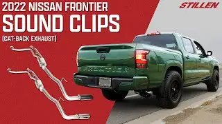 +2022 Nissan Frontier Cat Back Exhaust | Sound Clips