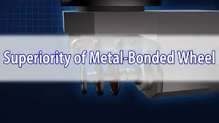 【Metal-Bonded Wheel Forming Machine】 Model EDT300  Superiority of Metal-Bonded Wheel