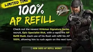 Walking Dead : Road to Survival - KIRKMAN SERIES REFILL RICK PACK OPENING