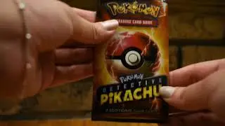 What's Inside Detective Pikachu Movie Promo Packs? Opening 6 Packs!!!