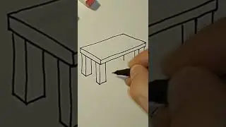how to draw a table funny art for kids