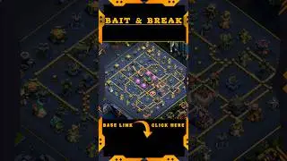 TH17 Anti root rider  CWL base Anti 3 star #clashofclans #shorts #cwlbase