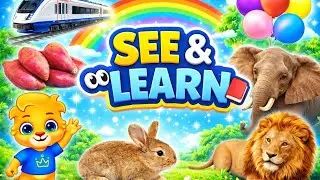 Learning Through Pictures 👀✨ | Kids Video Pictures ke saath fun learning 👶🌈