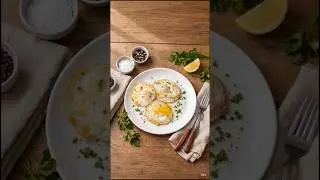 Golden Sunny Side Up Eggs | Restaurant Style at Home #food #shorts #recipe #viral