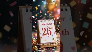 On this day in history, 26th September