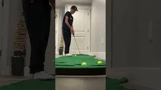 awesome trick shot  #trickshots #golf #golftrickshots #threeinarow #shorts