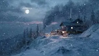 Snowstorm Wind Noise for Calm Winter Sleep | 3 Hours Night Ambience No Music