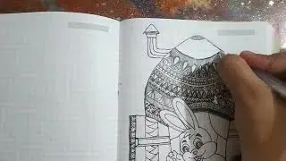 easter bunny mandala