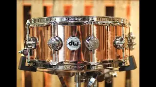Коллекционный полированный медный малый барабан DW 5.5x14