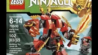 LEGO Ninjago 70500 Kai's Fire Mech HD Set Review | www.TekSushi.com