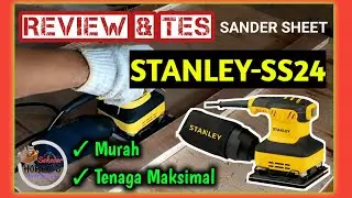 STANLEY SANDER SS-24 , PALM SANDER, REVIEW & TES