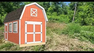 Building the Foundation/Floor for the Barn-Style Shed