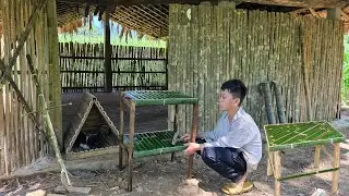 FULL VIDEO : Orphaned Boy Builds Bamboo House , Making Tables And Chairs , Earning a Daily Living