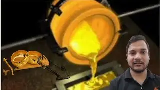 Gold refinery process  / सोने की dust को शुद्ध सोने के बिस्कुट में कैसे बदलें ? 