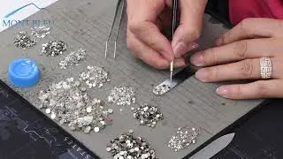 Manufacturing Crystal Nail File with crystals Mont Bleu