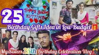 👸🏻MY SISTER’S 25TH BIRTHDAY CELEBRATION VLOG🎉💖| 25 Gifts for 25th Birthday🎁| Happy Gift Hidden Game😍