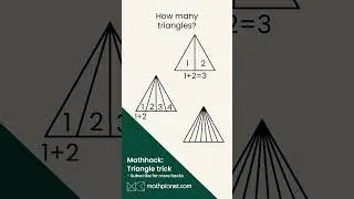 Triangle Trick: Learn This Hack to Count the Number of Triangles Fast!