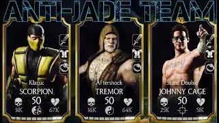 MKX MOBILE:Anti-JADE Team!Best STUN Team-(Your opponent is always STUN)Recommendation by ASTRION!!
