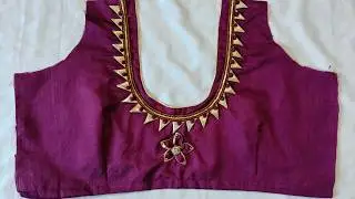 Popular model blouse back neck design cutting and stitching in easy way || ब्लाउस की सुंदर डिजाइन ||