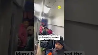 Frustrated Passenger Shares Video Of Ticketless Travellers In 1st AC Coach Of Mahananda Express
