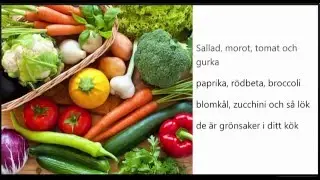 S&aring;ng: gr&ouml;nsaker, sallad, morot, tomat, gurka, paprika...