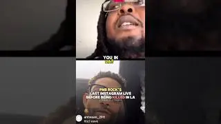 The Creepy Last Instagram Live Of PnB Rock 😳🕊️