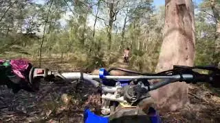 2 mins of lush green mountain views and bush riding with Mick Victor and Christie #goprohero
