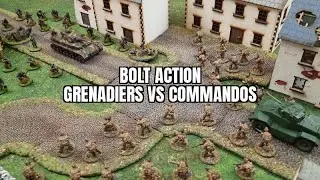 Warlord Games Bolt Action battle report. German Grenadiers vs British Commandos