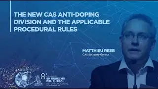 Matthieu Reeb | FIFA-RFEF 8th International Congress in Football Law