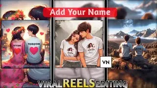 Trending Couple👫T-Shirt Name Video Editing 100% Viral😳🔥 | T Shirt Name Photo Video Editing