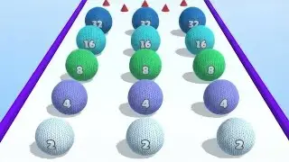 Ball Merge 2048 🔴👯&zwj;♀️❤️&zwj;🔥 Full Gameplay All Levels! Android, iOS NEW UPDATE
