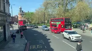 London Bus Ride 🇬🇧 Route 12 - Dulwich Library to Oxford Circus | Full Journey￼