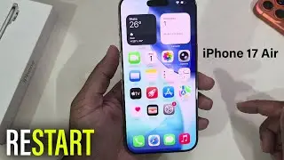 iPhone 17 Air : How to Force Restart / Reset