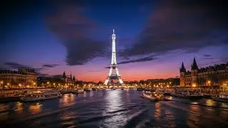 Paris Sunset | Golden Hour Over the Eiffel Tower 🇫🇷✨