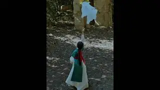 She almost lost her life from the evil spirit🎬#thehauntedpalace #bona #yooksungjae #kdrama #shaman