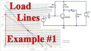 Load Line Analysis: Example #1 - A Simple Common-Emitter Circuit (066e2)