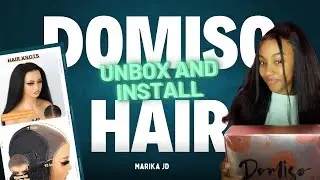 Domiso Pre Max 10x7 M Cap Kinky Straight Glueless Wig ft. Domiso Hair
