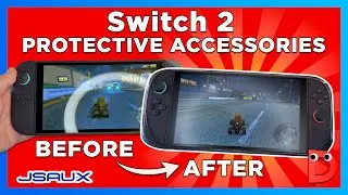 PROTECT + ENHANCE your SWITCH 2 I HANDS ON: Matte glass screen protector I TPU Case I Joy-Con caps