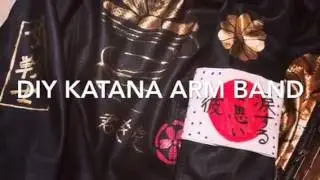 DIY Suicide squad Katana arm band.