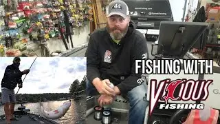 Fishing with Fluorocarbon - Brian Post using Vicious Fishing @ViciousFishingPro