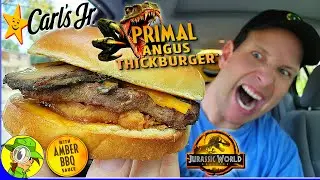 Carl's Jr.&reg; ⭐ PRIMAL ANGUS THICKBURGER&trade; Review 🍖🍔 Jurassic World Dominion 🦖 Peep THIS Out! 🕵️&zwj;♂️