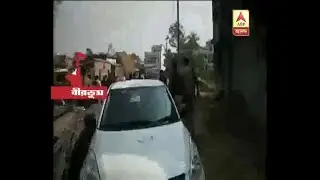 Before BJP's sheduled meeting at Birbhum's Luvpur, there is clash, which ultimately lead t